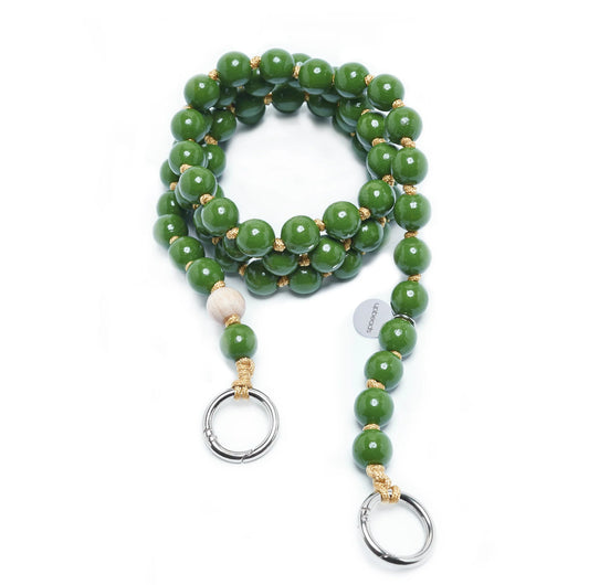 OLIVE CELL PHONE CHAIN