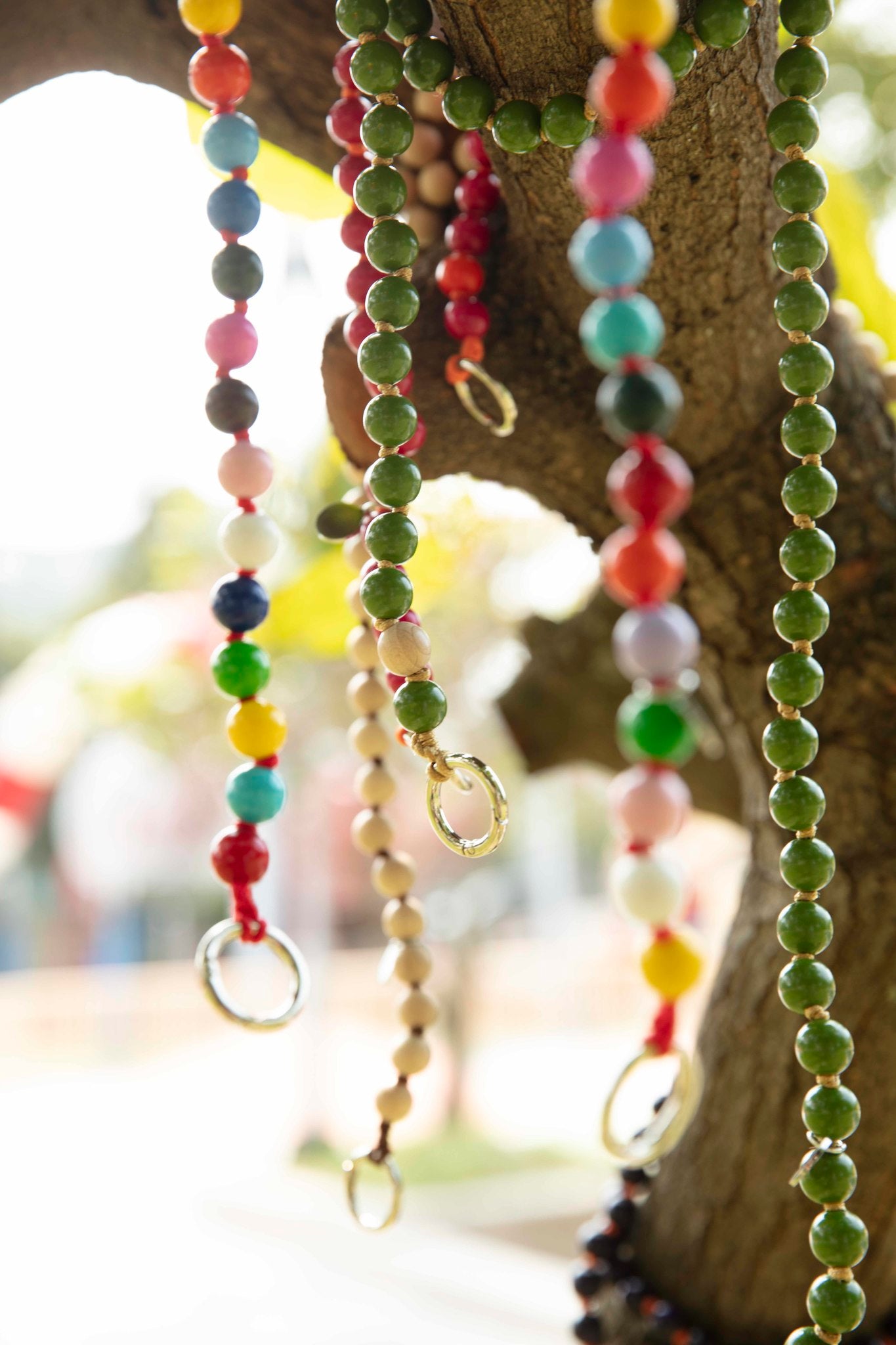 OLIVE CELL PHONE CHAIN