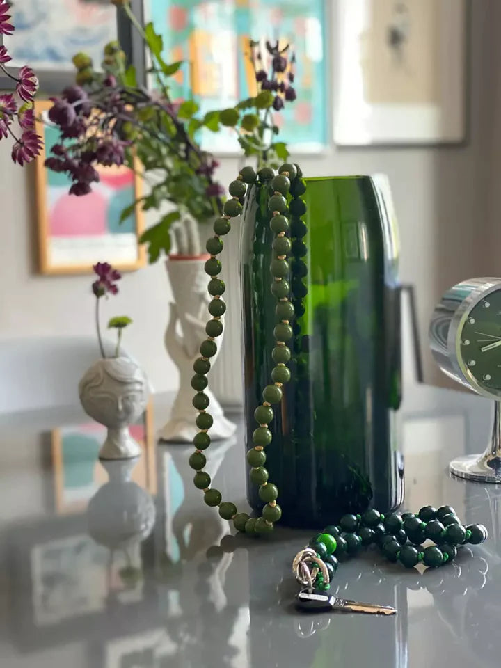 OLIVE CELL PHONE CHAIN